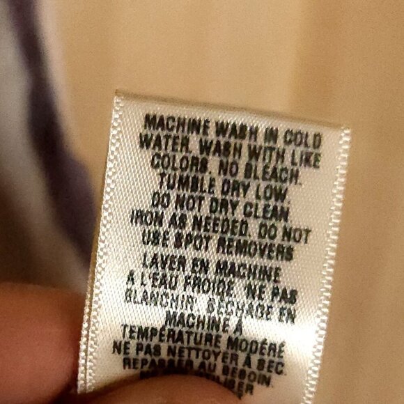 Cloth & Stone Silky Watercolor Striped Sleeveless Top Large - Picture 7 of 7